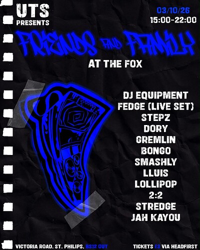 UTS Audio Presents - Friends & Family at The Fox Cafe & Bar