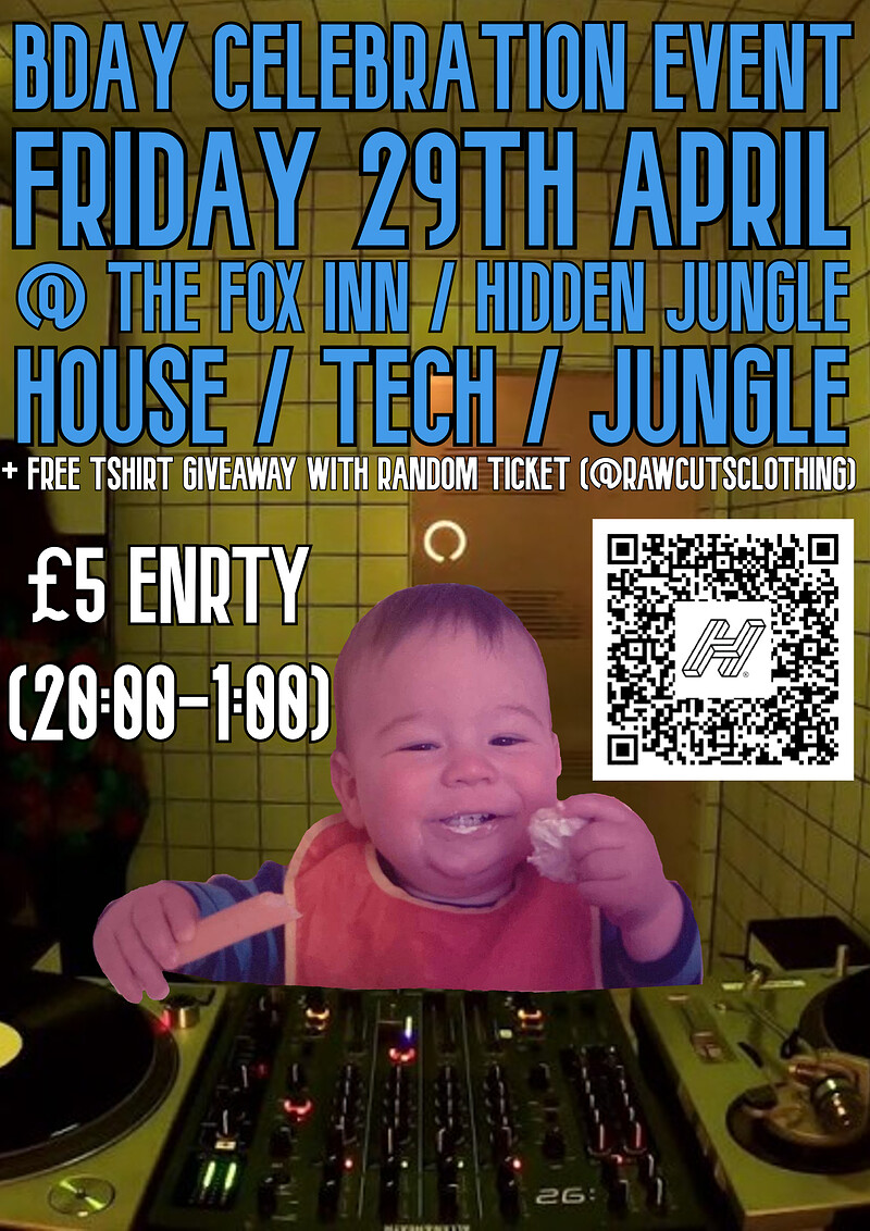 20th Birthday Event at The Fox Cafe / Hidden Jungle