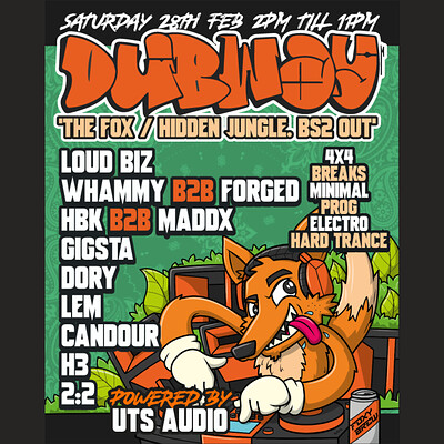Dubway: 4th Birthday Shindig at The Fox / Hidden Jungle