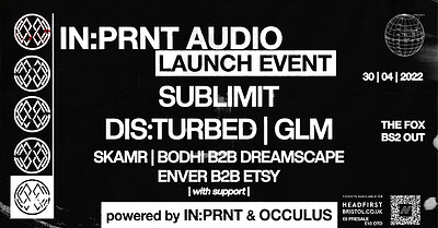 IN:PRNT AUDIO - Relaunch Event at The Fox Pub