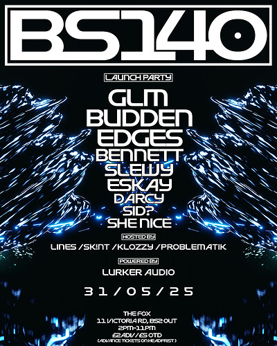 BS140 LAUNCH PARTY at The Fox