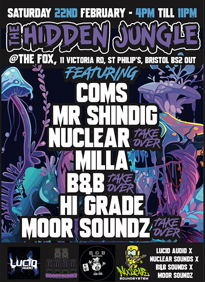 HIDDEN JUNGLE at The fox