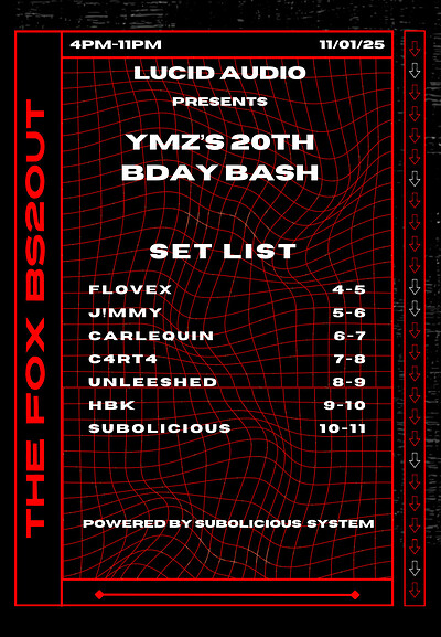 YMZ’S 20TH BDAY BASH at The fox