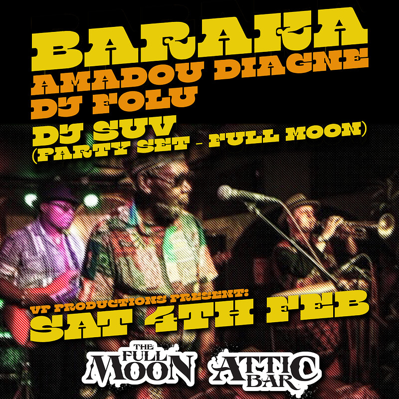 BARAKA & AMADOU DIAGNE at The Attic Bar