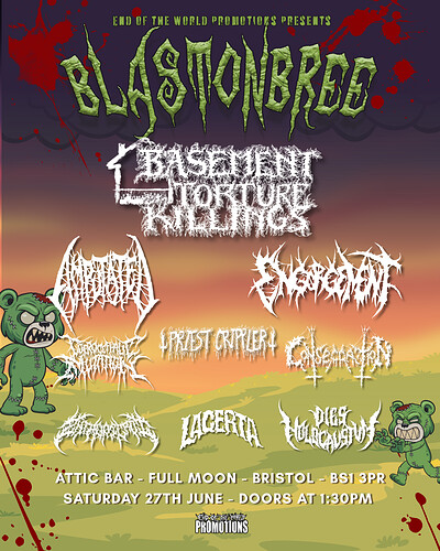 BLASTONBREE 2026 at The Full Moon & Attic Bar