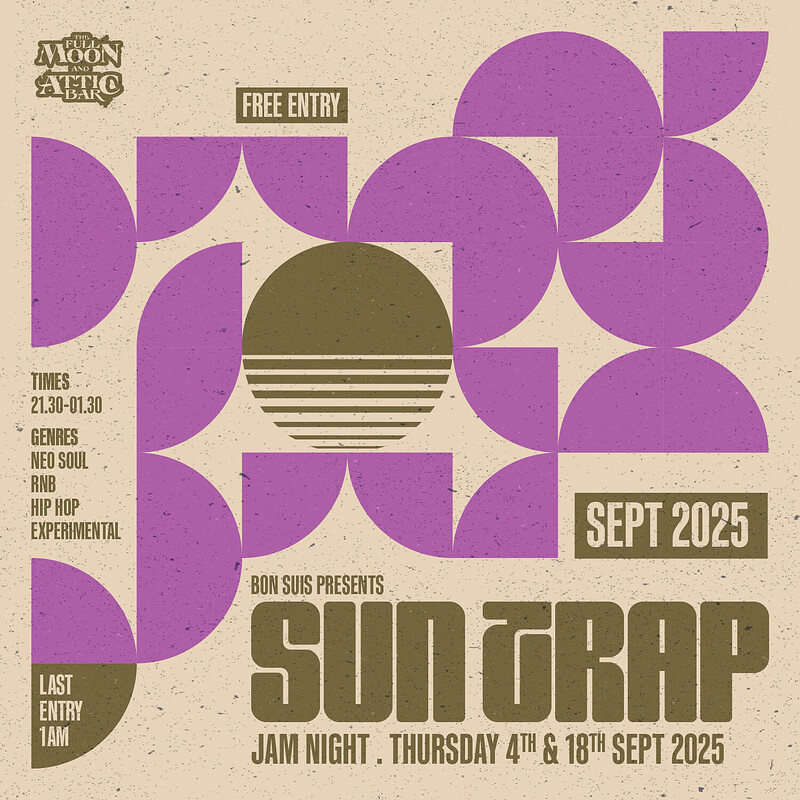 Suntrap Jam Night at The Full Moon & Attic Bar