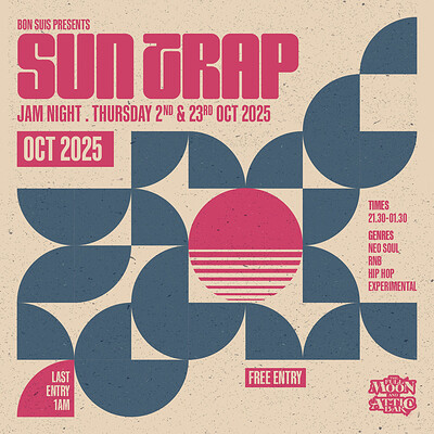 Suntrap Jam Night at The Full Moon & Attic Bar