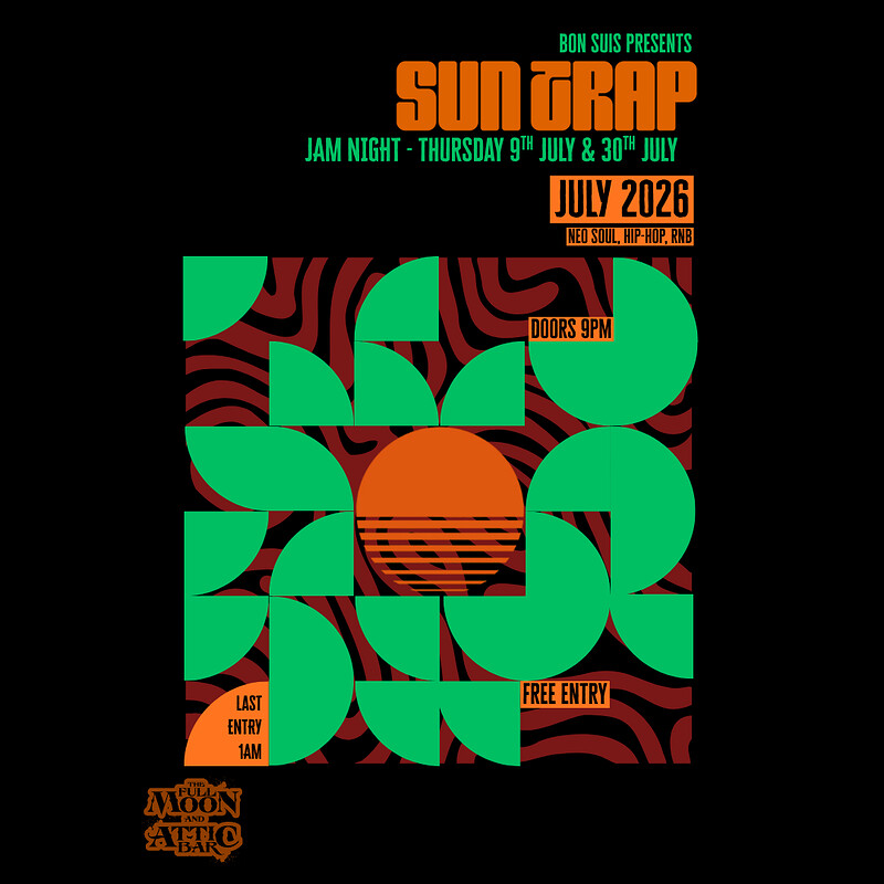 Suntrap Jam Night at The Full Moon & Attic Bar