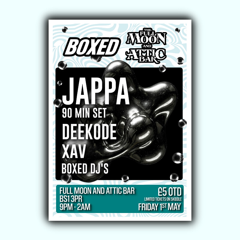 Boxed Bank Holiday Special at The Full Moon & Attic Bar