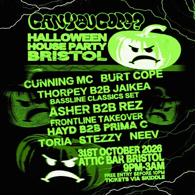 Can You Cope? Halloween House Party at The Full Moon & Attic Bar