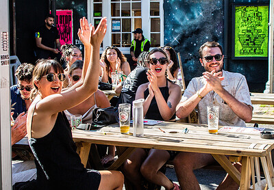 Courtyard Social: It's Just Yabs at The Full Moon & Attic Bar