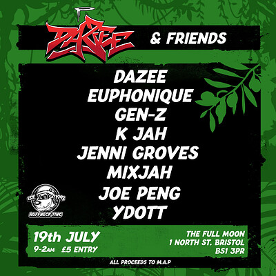 Dazee & Friends Pub Sessions | Full Moon at The Full Moon & Attic Bar