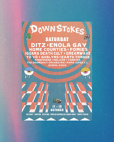 DITZ / Enola Gay / Iguana Death Cult + More at The Full Moon & Attic Bar