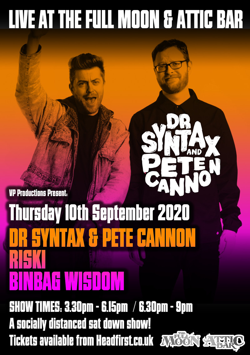 Dr Syntax & Pete Cannon at The Attic Bar