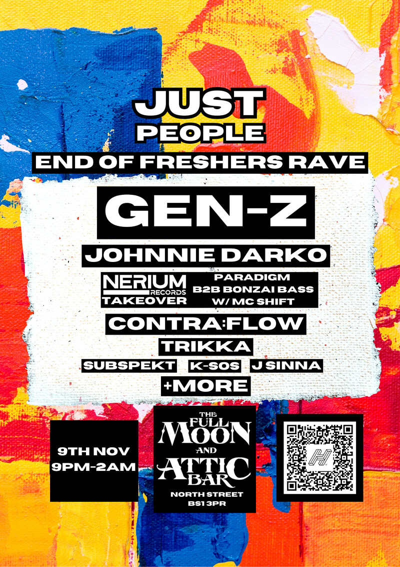 End of Freshers Rave - Gen-Z, Johnnie Darko + MORE at The Attic Bar