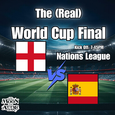 England vs. Spain: The  World Cup Final at The Full Moon & Attic Bar