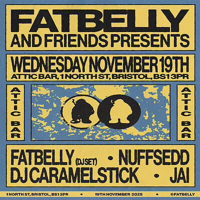 Fatbelly + Friends | Student Drinks Deals, £4 Pints, 3 for £8 shots at The Full Moon & Attic Bar