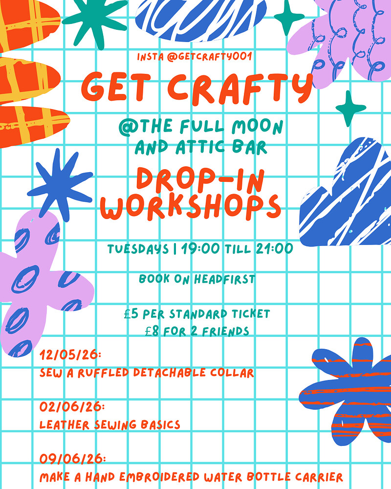 Get Crafty at The Full Moon & Attic Bar