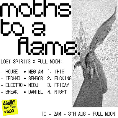 Lost Records takeover w/ NEDJ, Sensor, Meg am & Daniel at The Full Moon & Attic Bar
