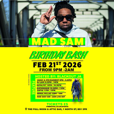 Mad Sam's Birthday Bash at The Full Moon & Attic Bar