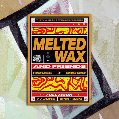Melted Wax & Friends - Full Moon at The Full Moon & Attic Bar