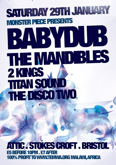 Monsterpiece Presents Babydub at The Attic Bar