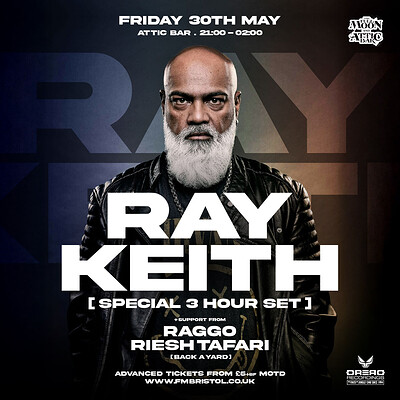 Ray Keith  + support | Attic Bar at The Full Moon & Attic Bar