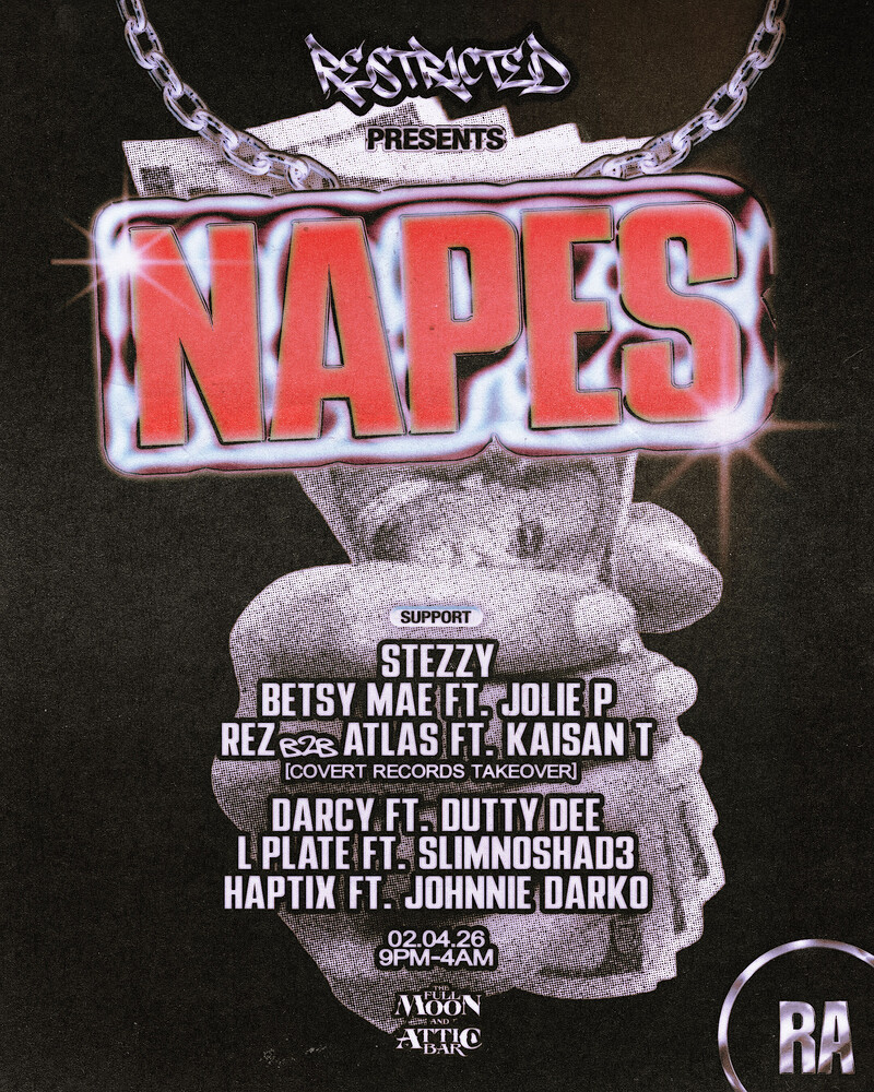 RESTRICTED AUDIO PRESENTS: NAPES + SUPPORT at The Full Moon & Attic Bar