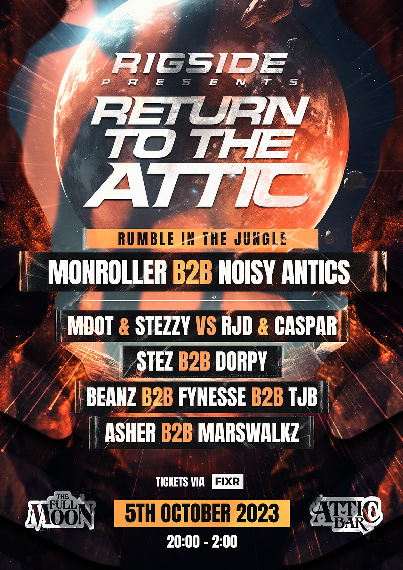 RIGSIDE | Rumble in the Jungle Takeover at The Attic Bar