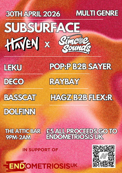 Simcoe Sounds X Haven: Subsurface at The Full Moon & Attic Bar