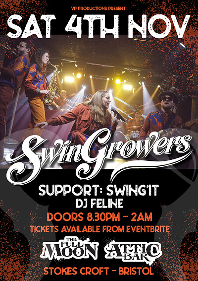 Swingrowers - UK Tour at The Attic Bar