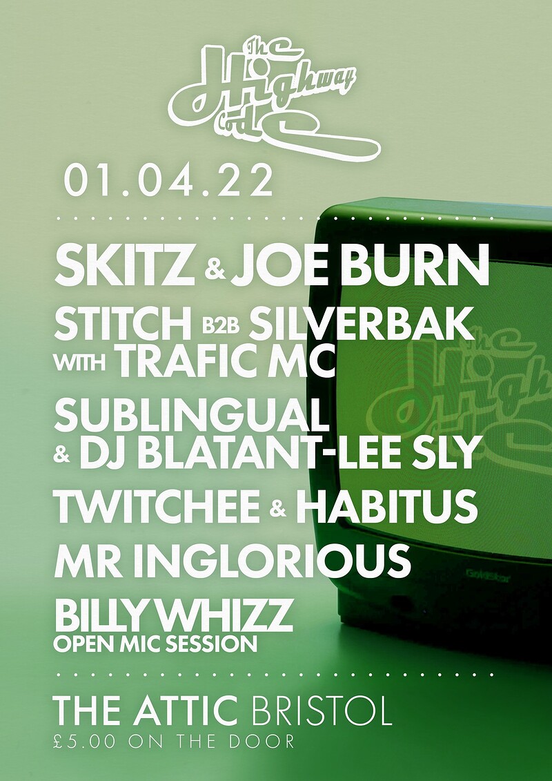 THC presents DADDY SKITZ & JOE BURN at The Attic Bar