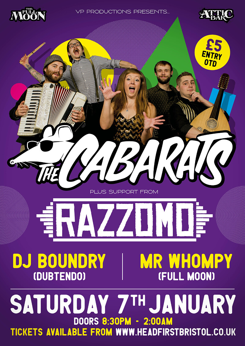 The Cabarats & Razzomo at The Attic Bar