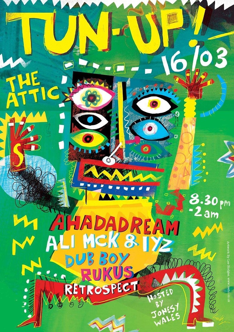 TUN UP Ft. Ahadadream and Ali Mck & IYZ at The Attic Bar