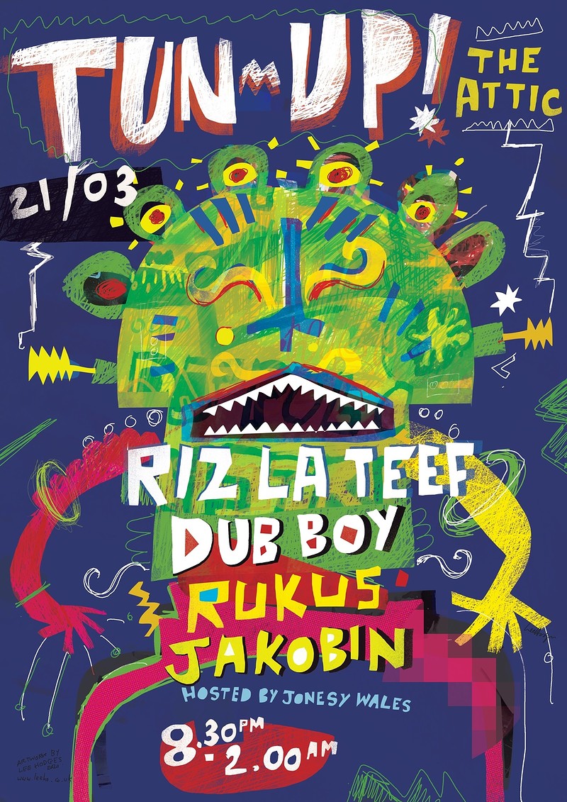 TUN UP Ft. Riz La Teef & Jakobin at The Attic Bar