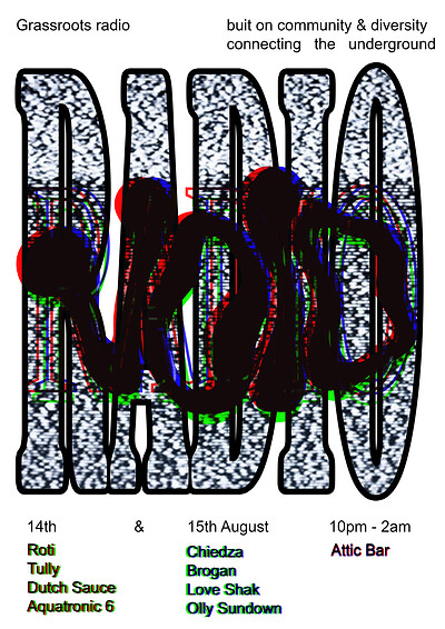 Void Radio Takeover: Chiedza, Brogan, Love Shak, Olly Sundown at The Full Moon & Attic Bar
