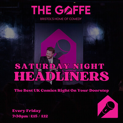 Saturday Night Comedy Headliners at The Gaffe Comedy Club