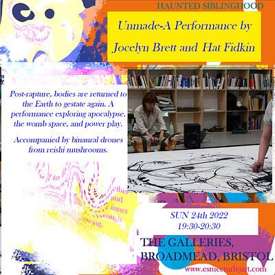 Unmade- A contemporary arts performance at The Galleries, Broadmead