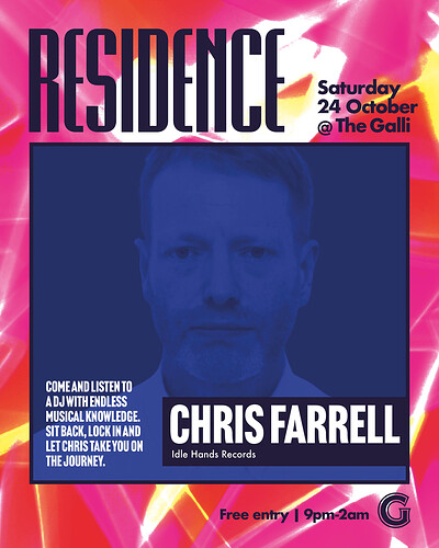 Chris Farrell - Idle Hands Records at The Gallimaufry