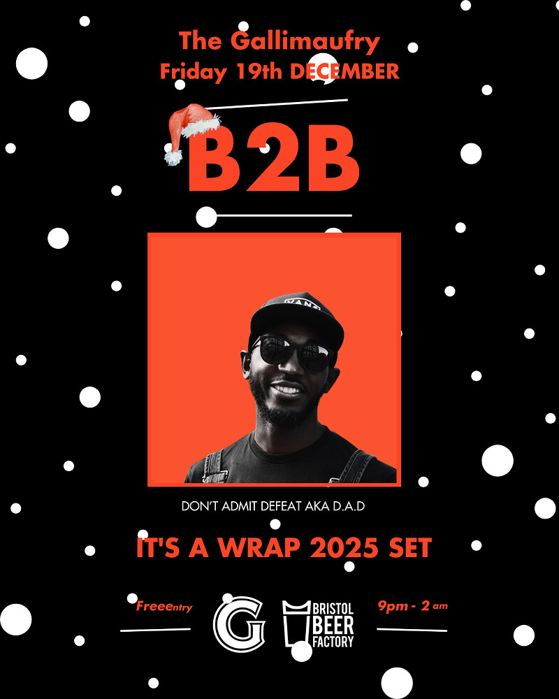 D.A.D B2B Don't Admit Defeat at The Gallimaufry