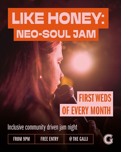 LIKE HONEY NEO-SOUL JAM at The Gallimaufry