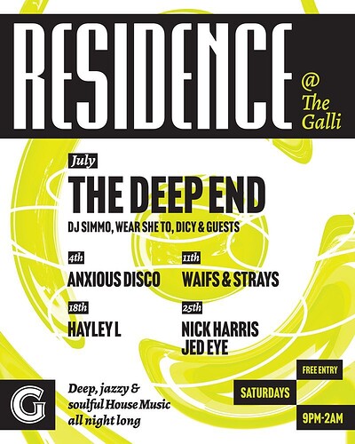 RESIDENCE: ANXIOUS DISCO at The Gallimaufry