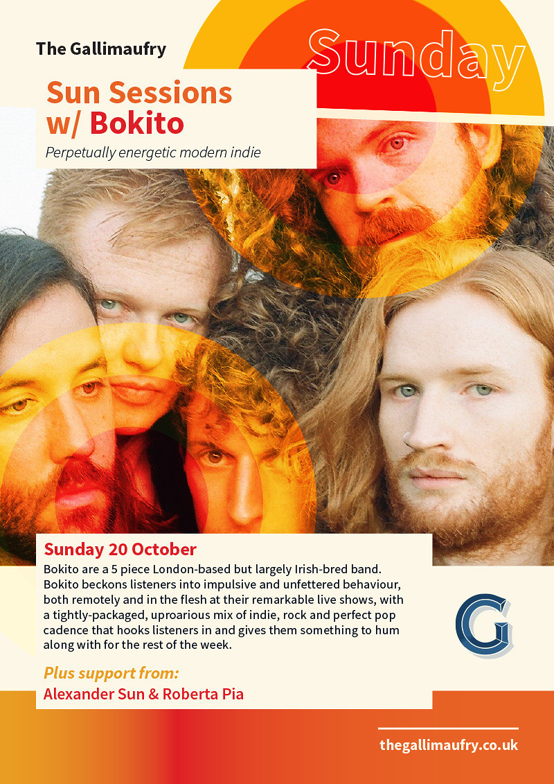 Sun Sessions w/ Bokito at The Gallimaufry