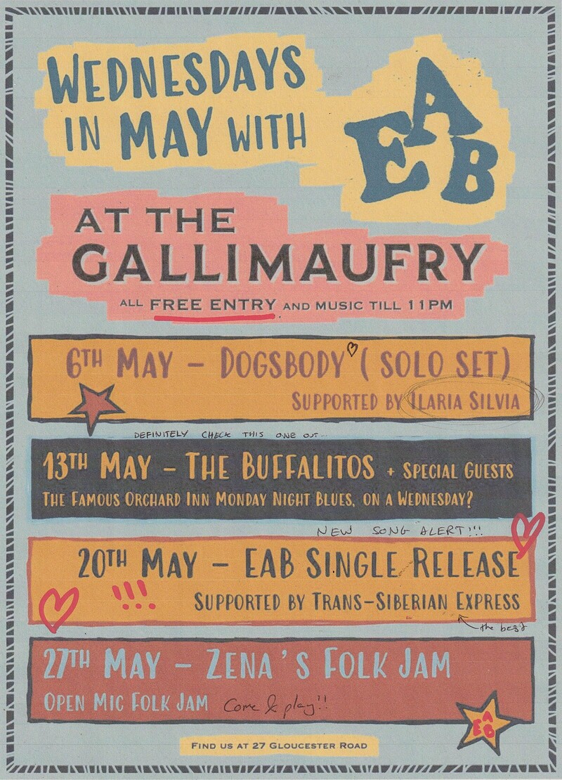 THE BUFFALITOS + SPECIAL GUESTS at The Gallimaufry