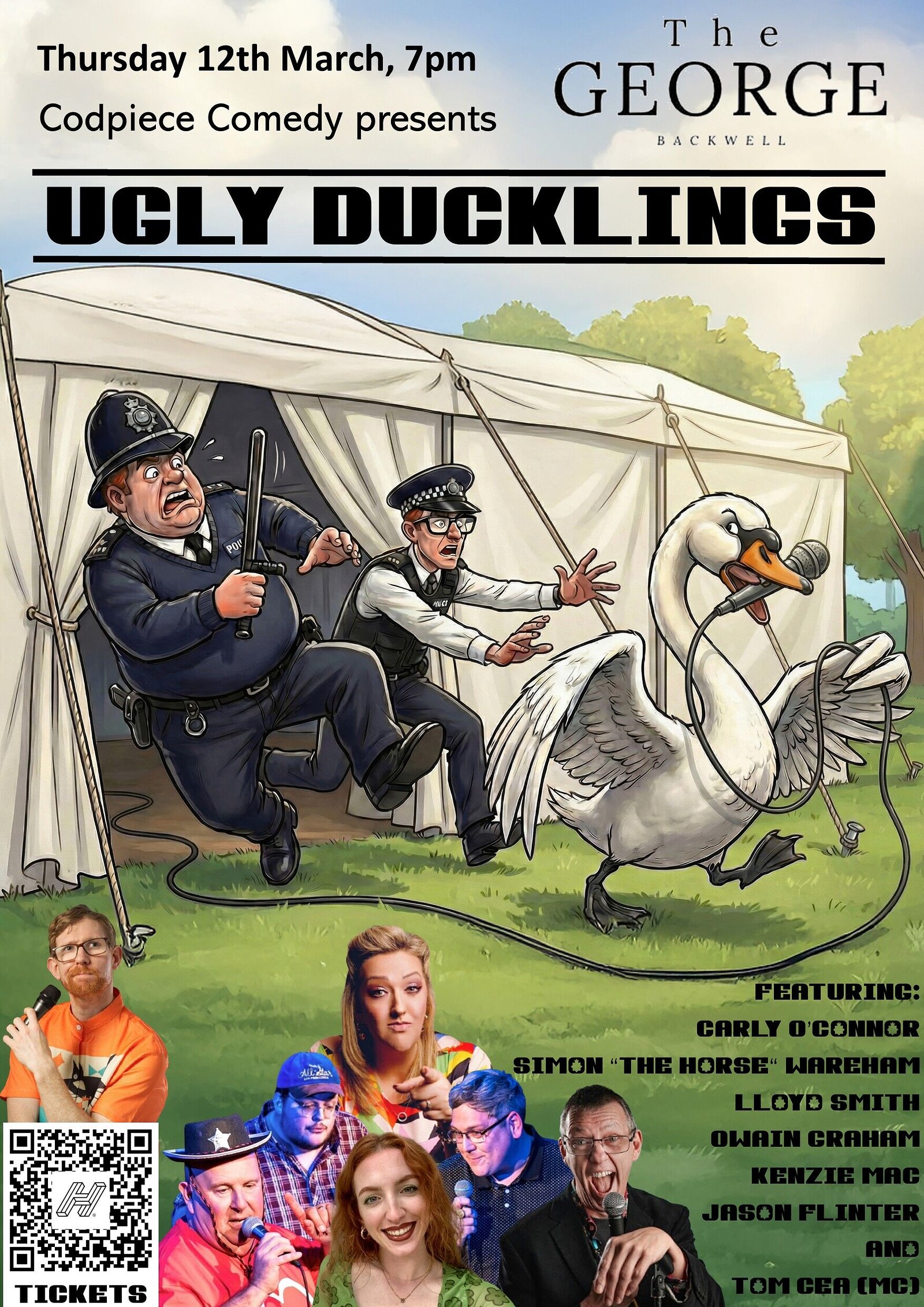 Ugly Ducklings - stand up comedy at The George at Backwell