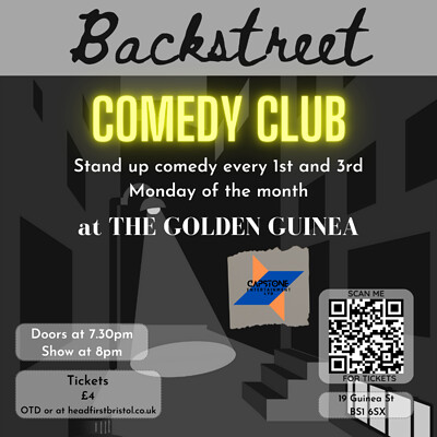 Backstreet Comedy Club at The Golden Guinea