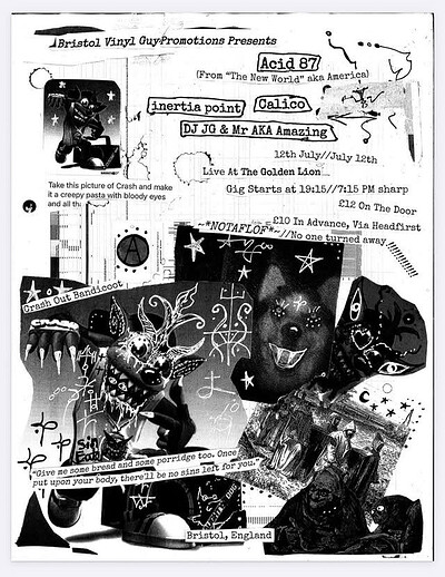 Acid 87, Calico, inertia point, Zyn, DJ JG & Mr AKA Amazing at The Golden Lion