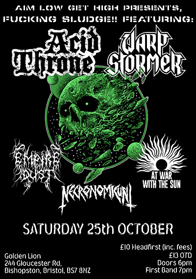 ACID THRONE, WARPSTORMER + Support at The Golden Lion