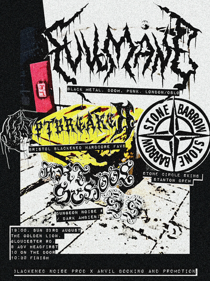 Fullmåne + Cryptbreaker + Stone Barrow + Art School SS at The Golden Lion