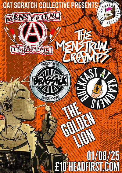 Menstrual Tramps / The Mentrual Cramps / Brassick at The Golden Lion